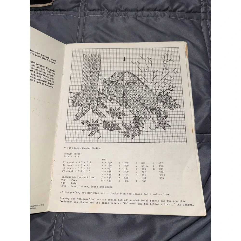 Creative Keepsakes The Deer Book Vol 1 CK146 Cross Stitch Patterns Vintage 1983
